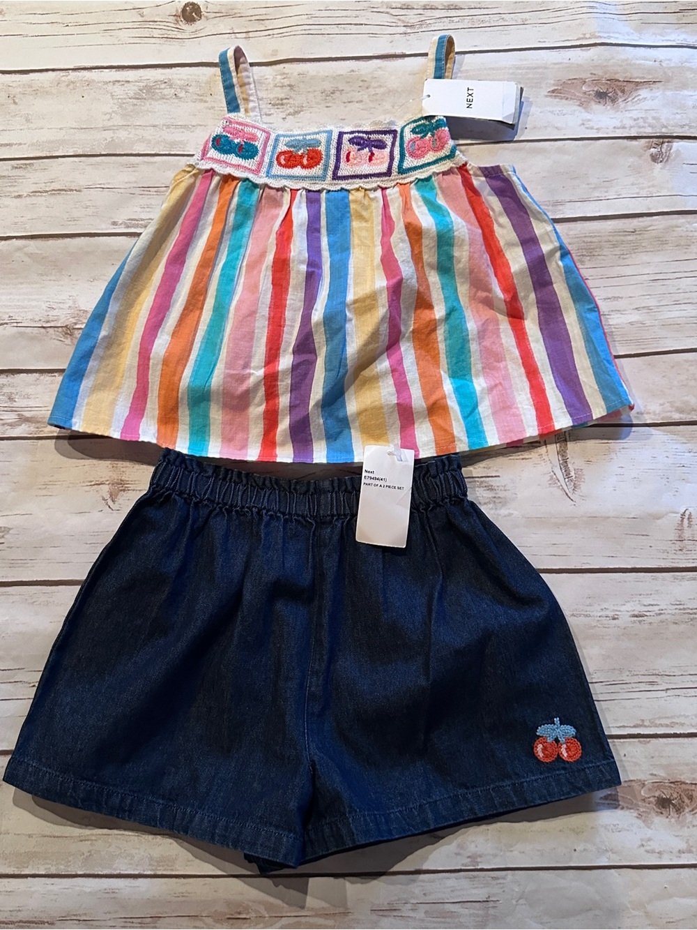 Next fruit outfit nwt 4/5